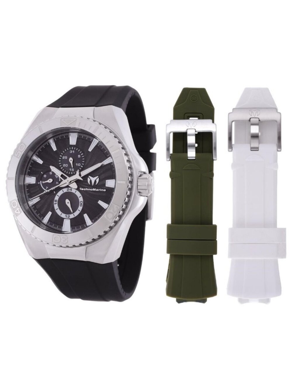 NWT Technomarine Cruise Quartz Black Dial Men's Watch
